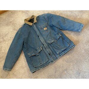 Dickies Denim Jacket With Quilted Lining & Corduroy Collar XL